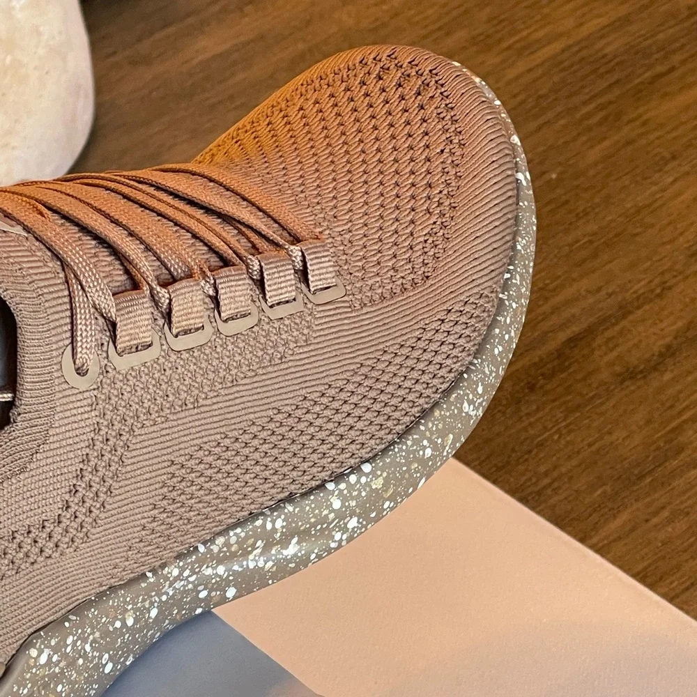 NIB APL TECHLOOM BREEZE MENS RUNNING SHOES CLAY/ALMOND/SPECKLE SIZE 9 - Picture 5 of 16